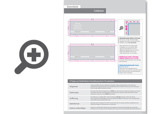 Product Bild faltblatt__gefalzt_auf_quadrat_21_0_cm_x_21_0_cm__vertikaler_zickzackfalz__6-seitig