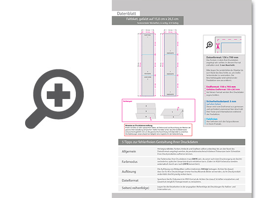 Product Bild faltblatt__gefalzt_auf_15_0_cm_x_26_5_cm__horizontaler_wickelfalz__6-seitig