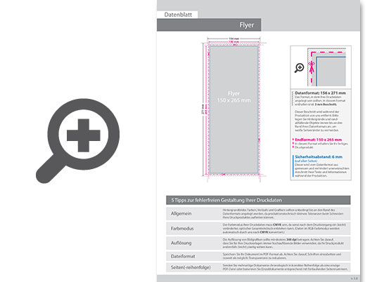 Product Bild flyer_15_0_cm_x_26_5_cm__einseitig_bedruckt