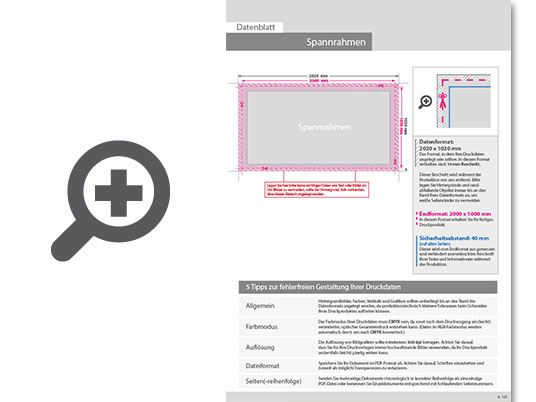 Product Bild textil_f__r_spannrahmen_freistehend__200_cm_x_100_cm__4_0-farbig_bedruckt