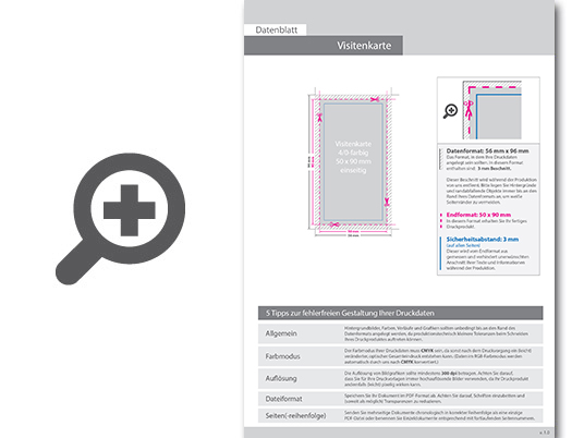 Product Bild visitenkarten_hoch_5_0_farbig_50_x_90_mm_mit_beidseitig_vollfl__chiger_uv-lackierung___einseitig_bedruckt_(cmyk_4-farbig_+_1_hks-sonderfarbe)